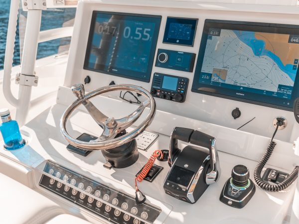 catamaran center console