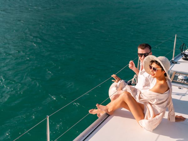 People enjoying the boat